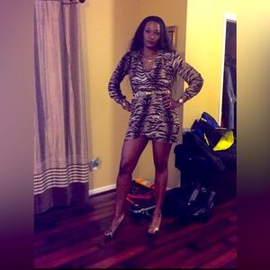 Venus Animal Print Dress